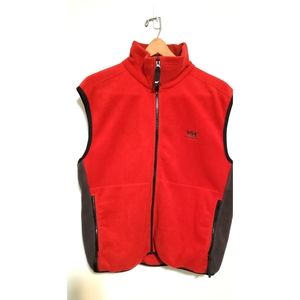 Helly Hansen Men's Red Fleece Vest Size Large